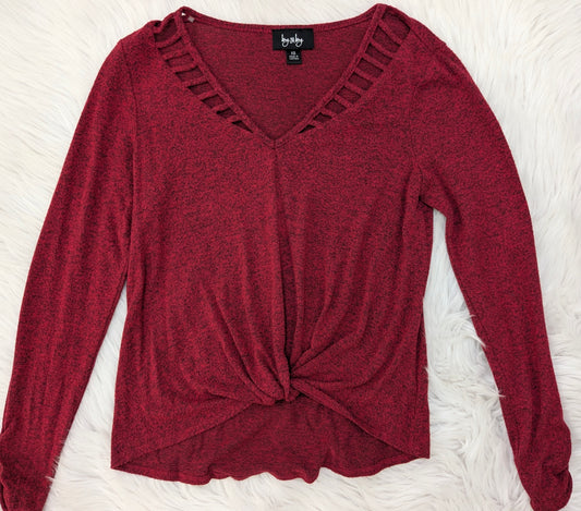 By&By XS red long sleeve shirt