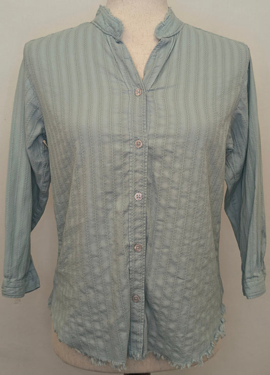 Woolrich small long sleeve button up green