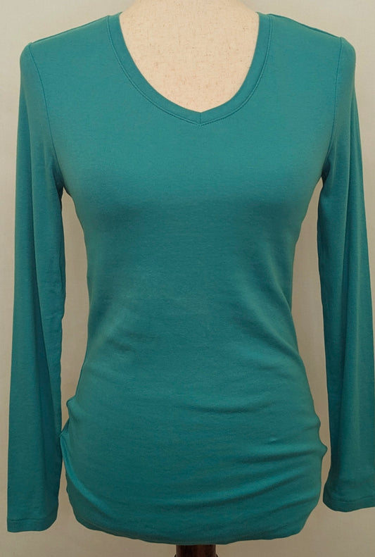 Faded Glory small aqua long sleeve shirt