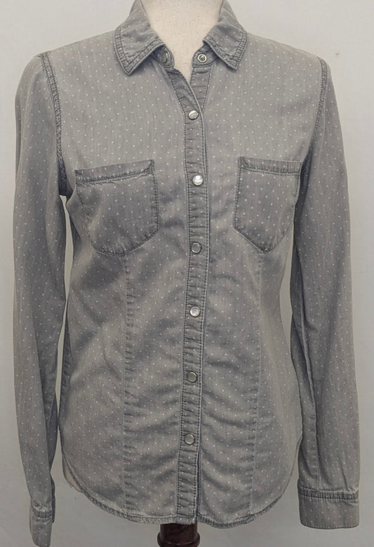 Mossimo Supply Co. small grey collared shirt