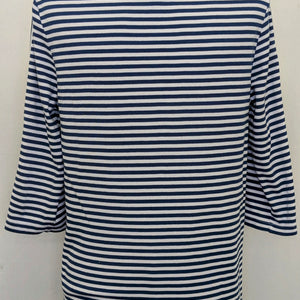 Blair small blue & white stripe shirt